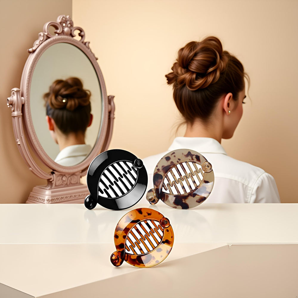 WsjiaboFux clip keeping a small fishtail braid tidy for neat styling