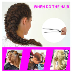 WSYUB clip securing thick hair demonstrating strong grip and styling control