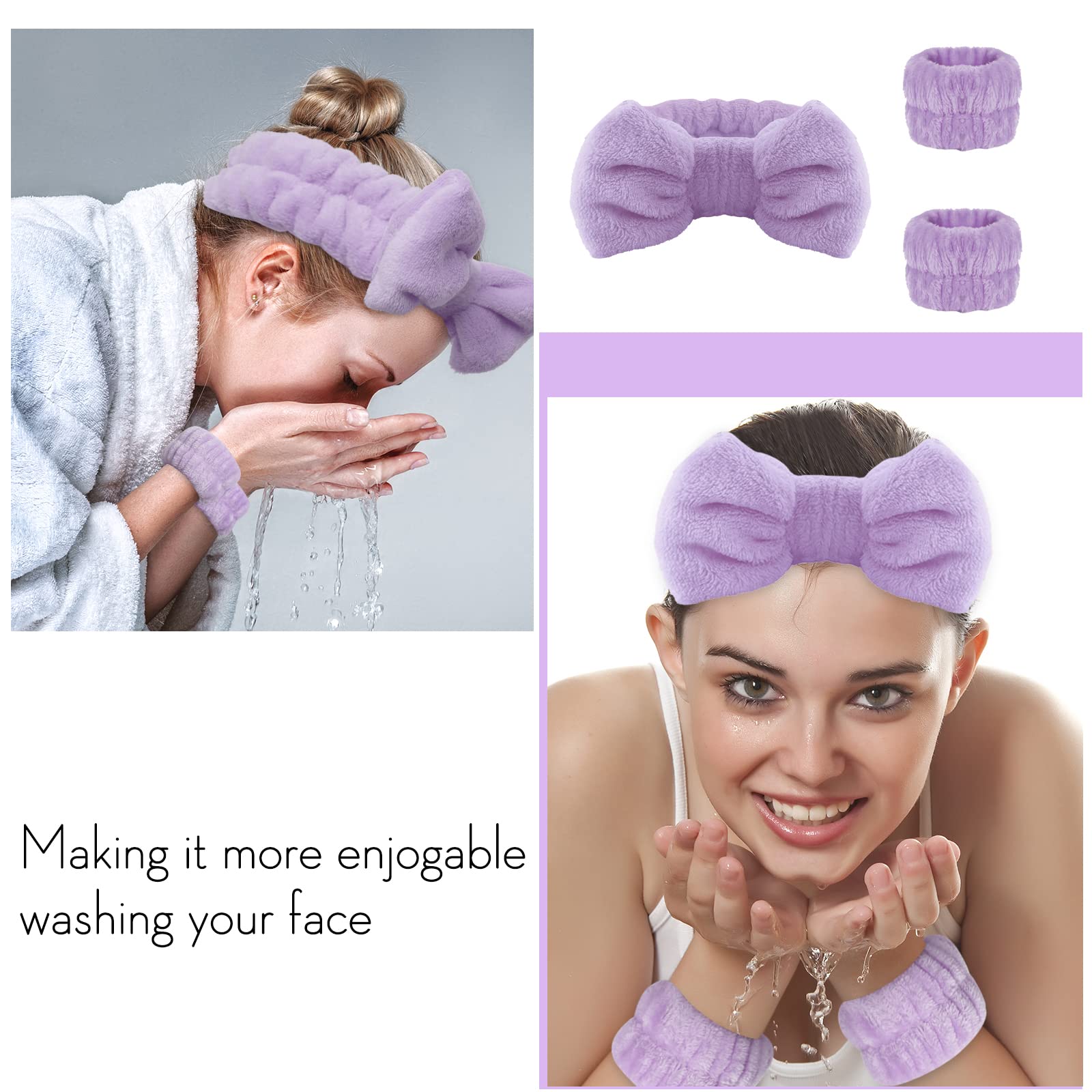 WSYUB removable bow detail on headband for customizable style and convenience