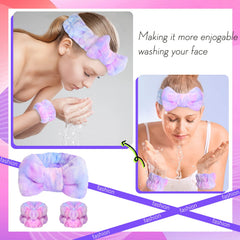 WSYUB wristbands flat lay showing six matching pieces for absorbency
