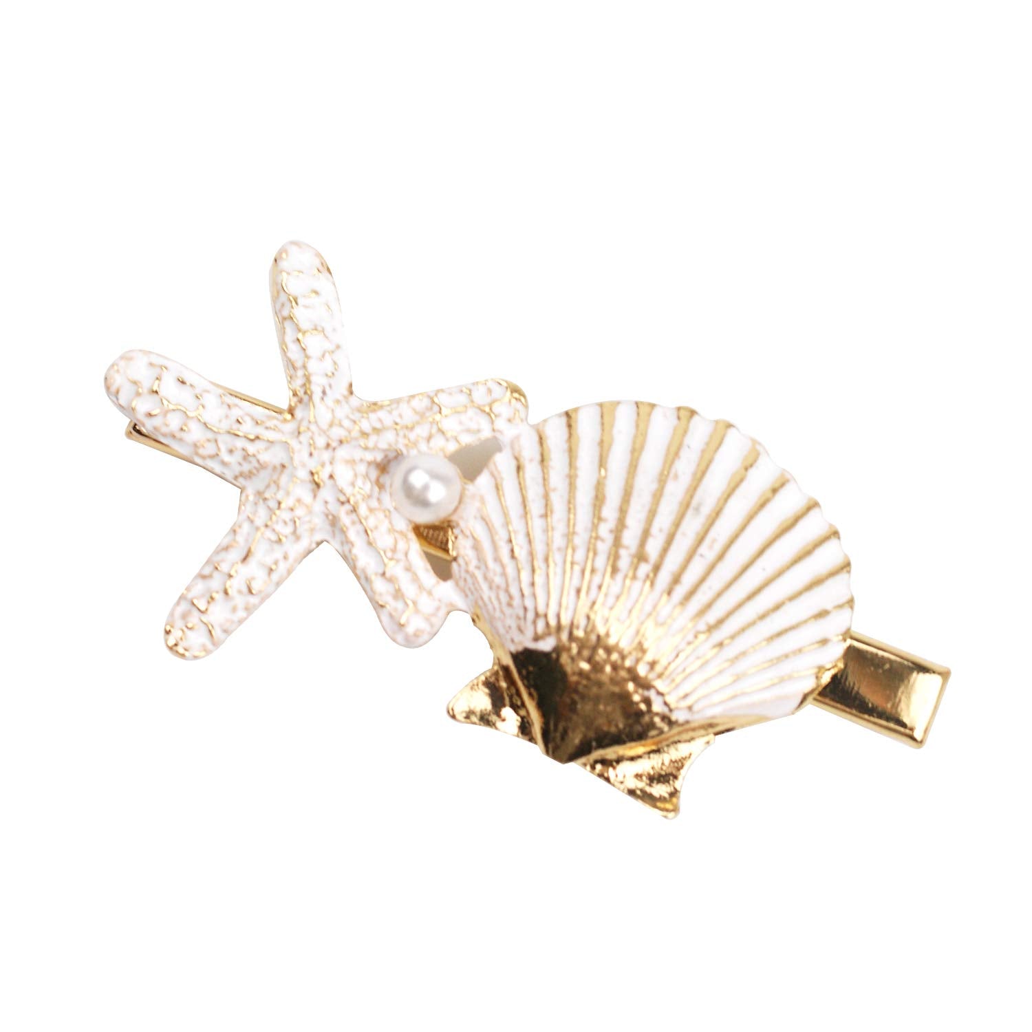 Wthree close-up of pearl and shell texture highlighting delicate detail and polished finish