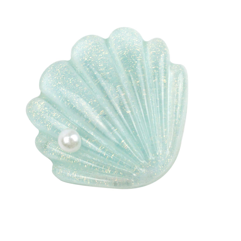 Wthree starfish accent and metal clasp detail demonstrating secure hold and elegant accent