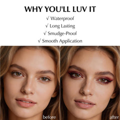 Wugbc applied on lashline demonstrating definition and staying power