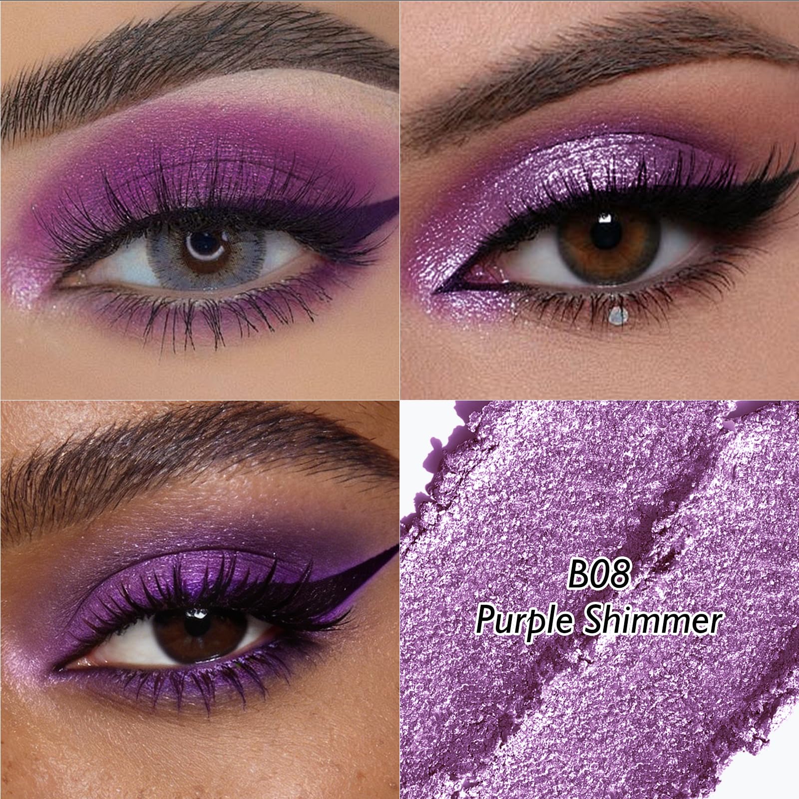 Wugbc eye application in use offering quick crease-resistant color