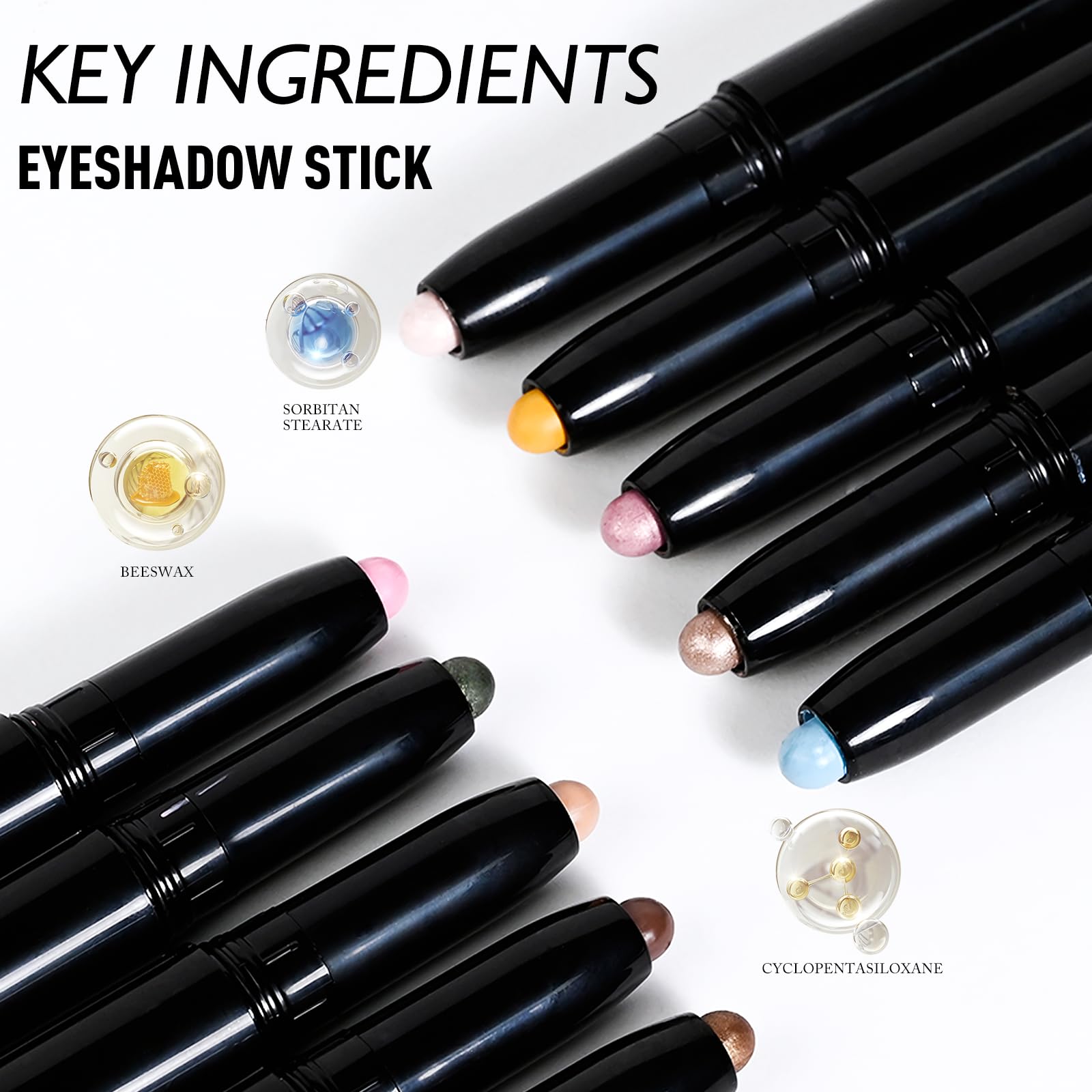 Wugbc eyeshadow stick texture blend demo with finger blending for seamless finish