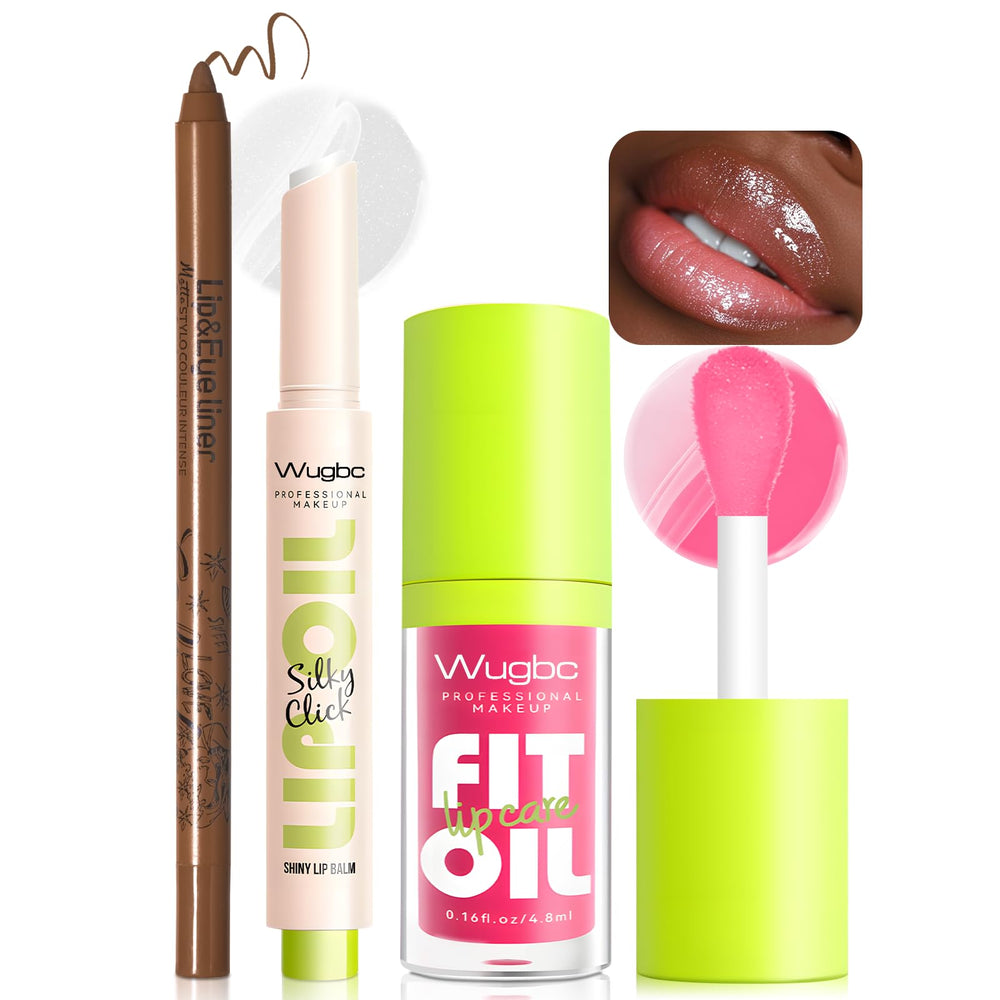 Wugbc front packaging showing complete lip combo and compact travel benefit