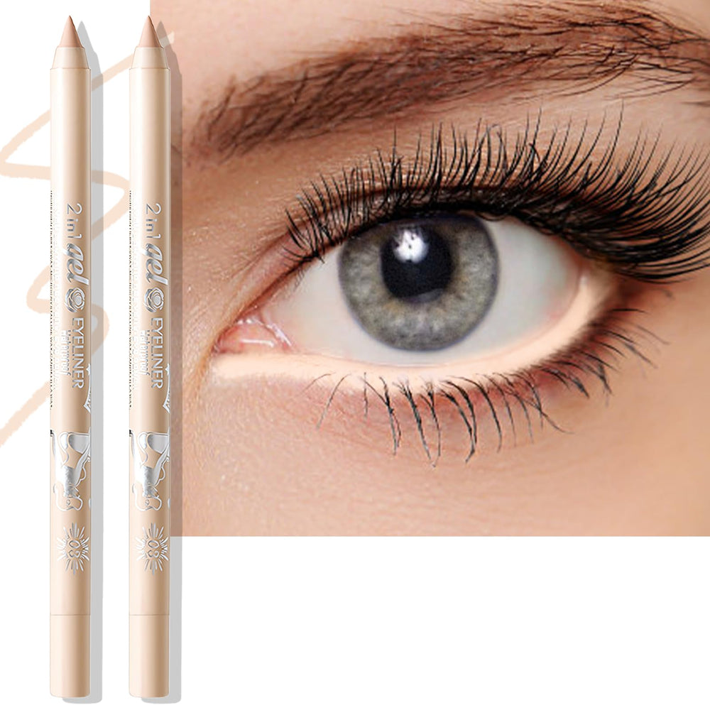 Wugbc front packaging showing two nude waterline pencils for quick touch-ups