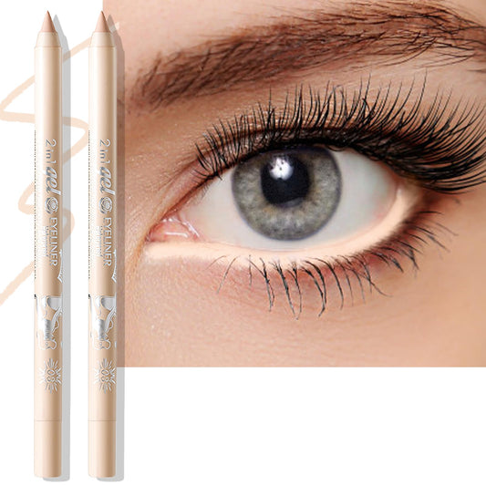 Wugbc front packaging showing two nude waterline pencils for quick touch-ups