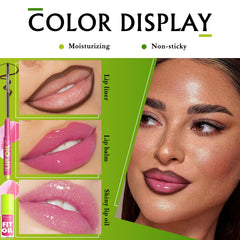 Wugbc dark brown lip liner tip close-up for precise, smooth application