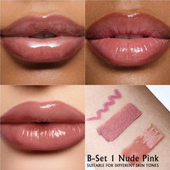 Wugbc gloss texture swipe showing shine and moisturizing finish