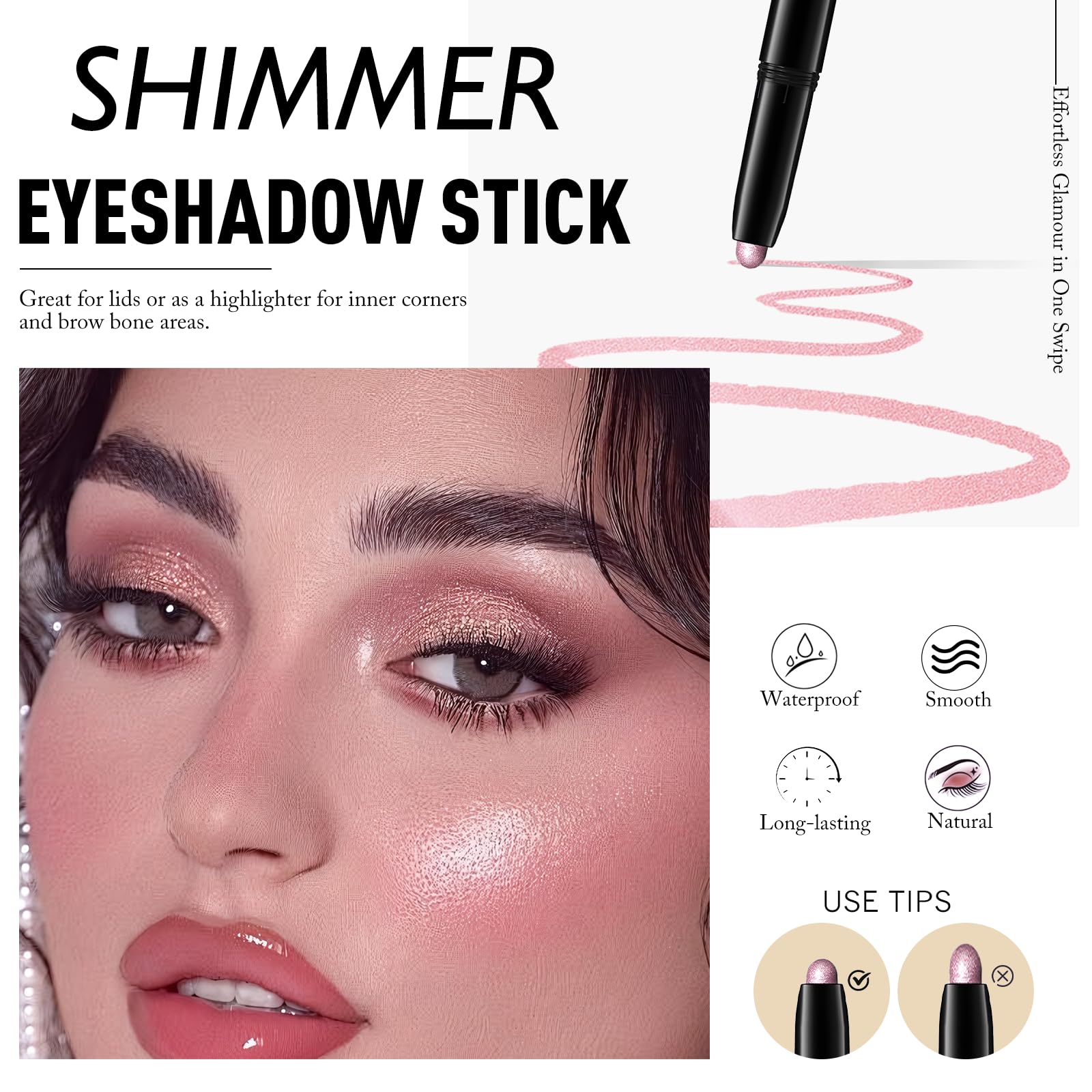 Wugbc swatches on skin showing blendable pigment and true color payoff