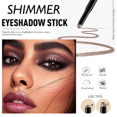 Wugbc taupe shimmer close tip detail showing smooth glide and precise application