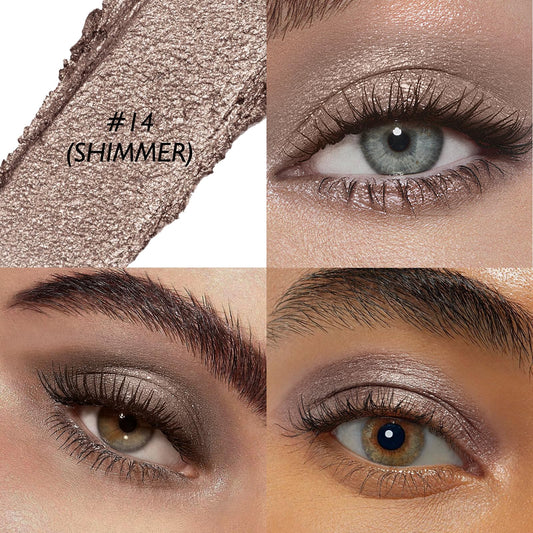 Wugbc taupe shimmer texture swatch demonstrating creamy, high-pigment finish