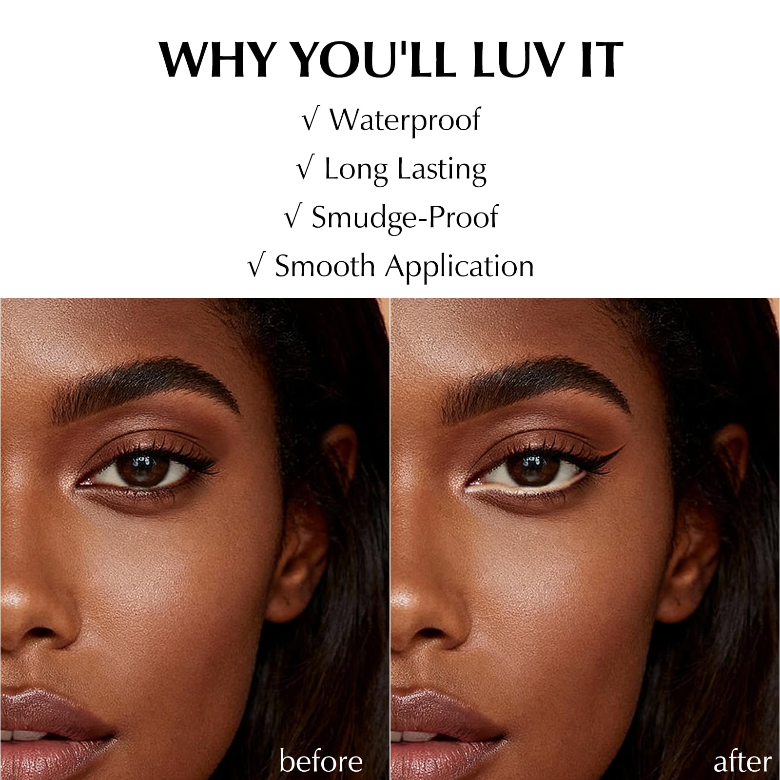 Wugbc being applied to waterline demonstrating brighter, natural-looking eyes