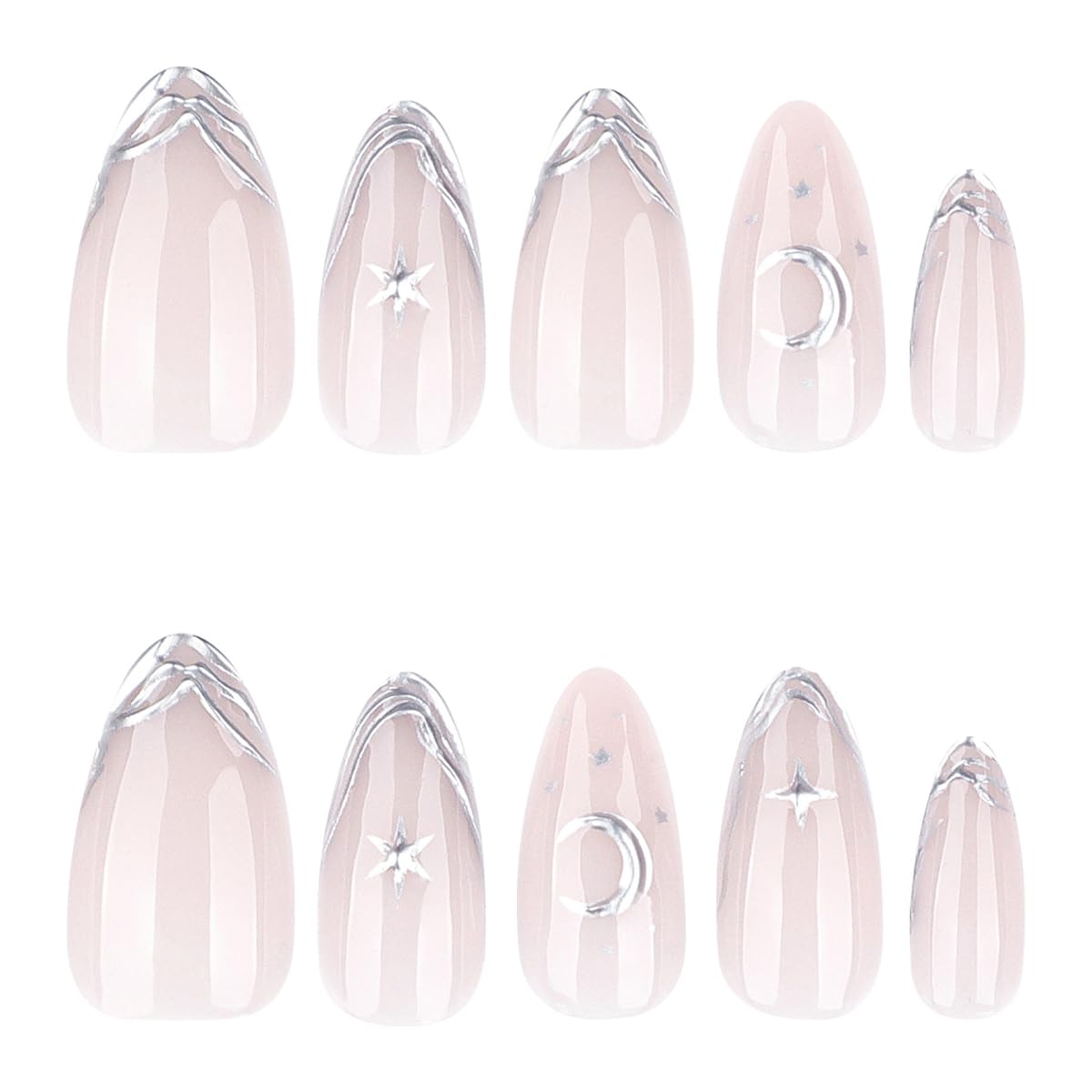 WUHCIM hands wearing press-ons in daylight demonstrating comfortable, polished manicure