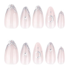 WUHCIM hands wearing press-ons in daylight demonstrating comfortable, polished manicure