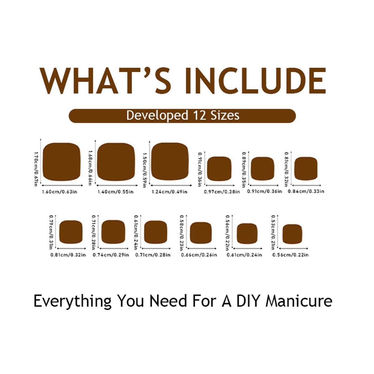 WUHCIM press-on toenail being applied to toe, demonstrating fast salon-free pedicure