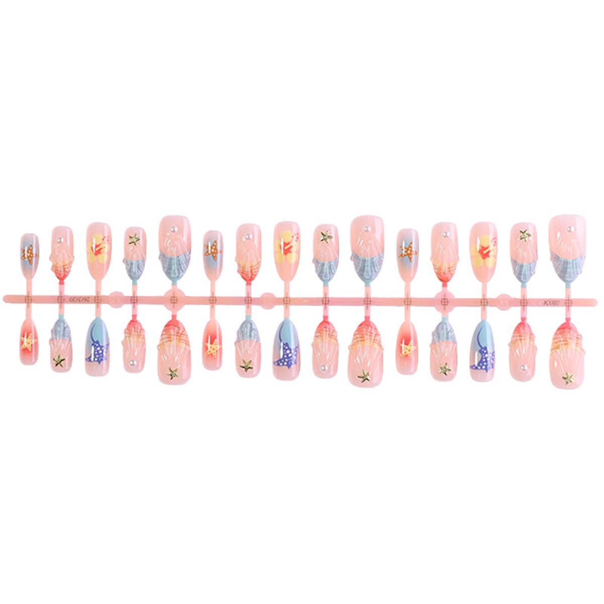 WUHCIM jelly gel stickers, wooden stick and nail file ready for quick application