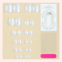 WUHCIM included toenail file and wooden stick displayed for precise shaping and prep