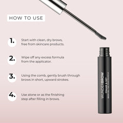 WUNDERBROW product on vanity tray suggesting organized beauty routine benefit