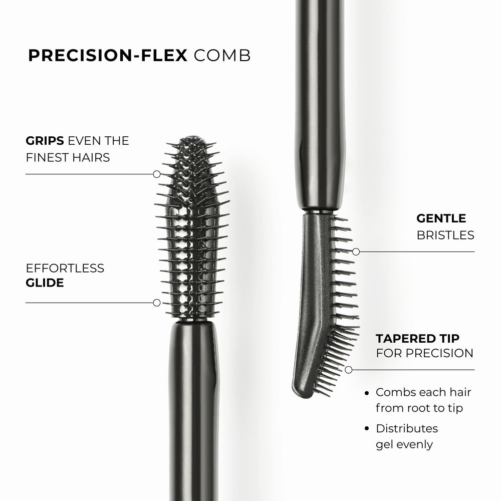 WUNDERBROW tube next to brow pencil for scale and travel-friendly benefit