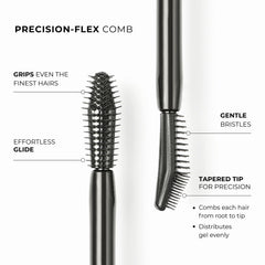 WUNDERBROW tube next to brow pencil for scale and travel-friendly benefit