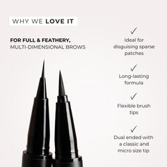 WUNDERBROW Micro tip detail showing precise hairlike lines for definition
