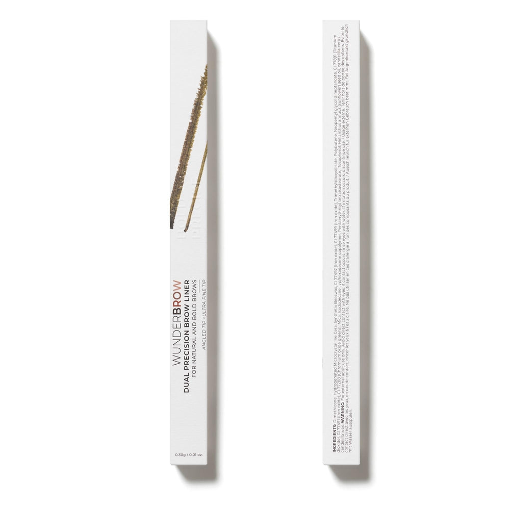 WUNDERBROW packaging label highlighting made in Germany and cruelty-free benefit