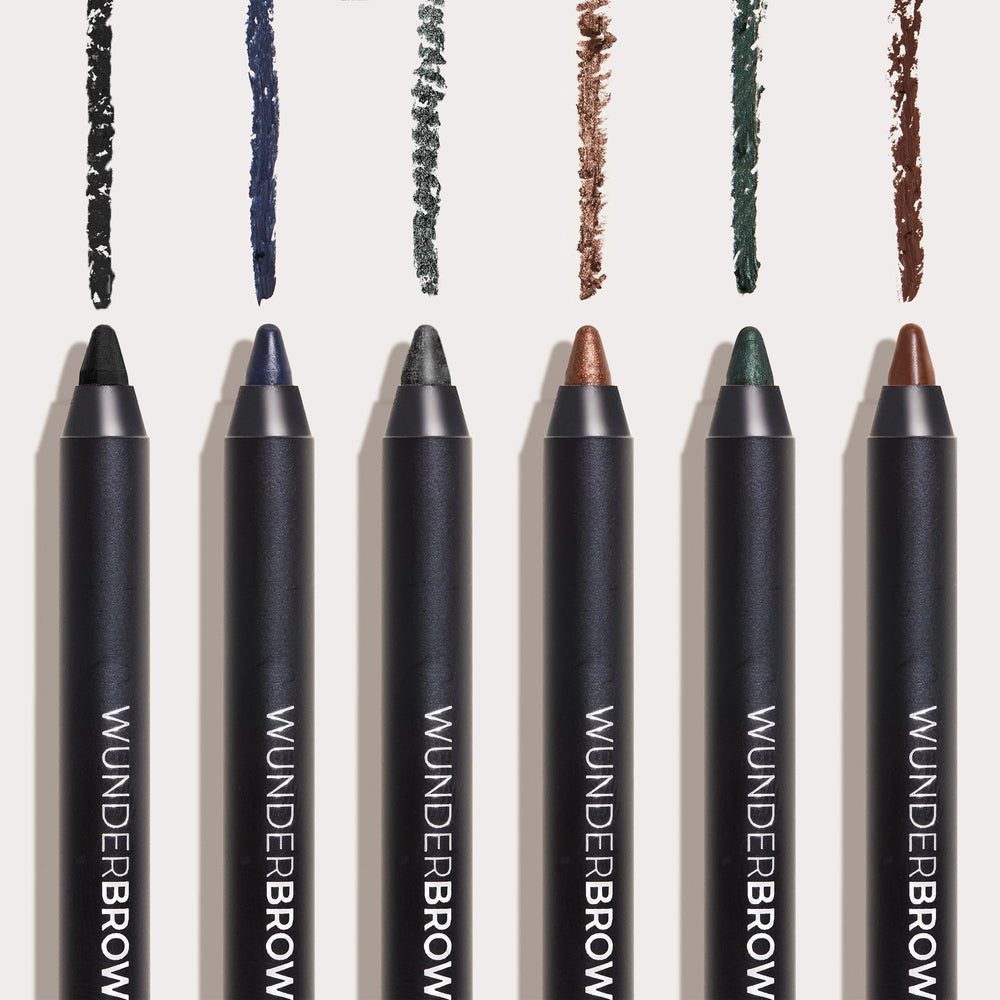 WUNDERBROW pencil beside an 8mm sharpener showing maintenance for crisp lines benefit