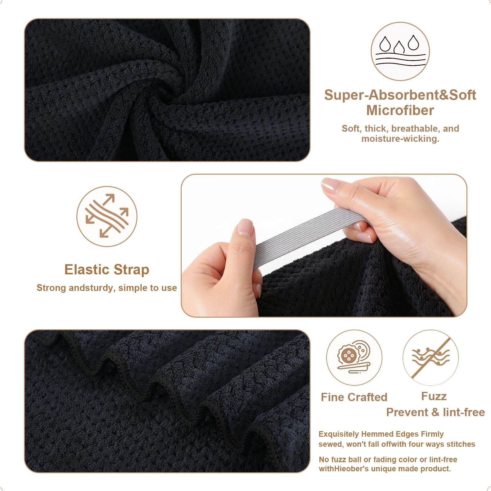 Wuwahold button and elastic closure securing hair gently