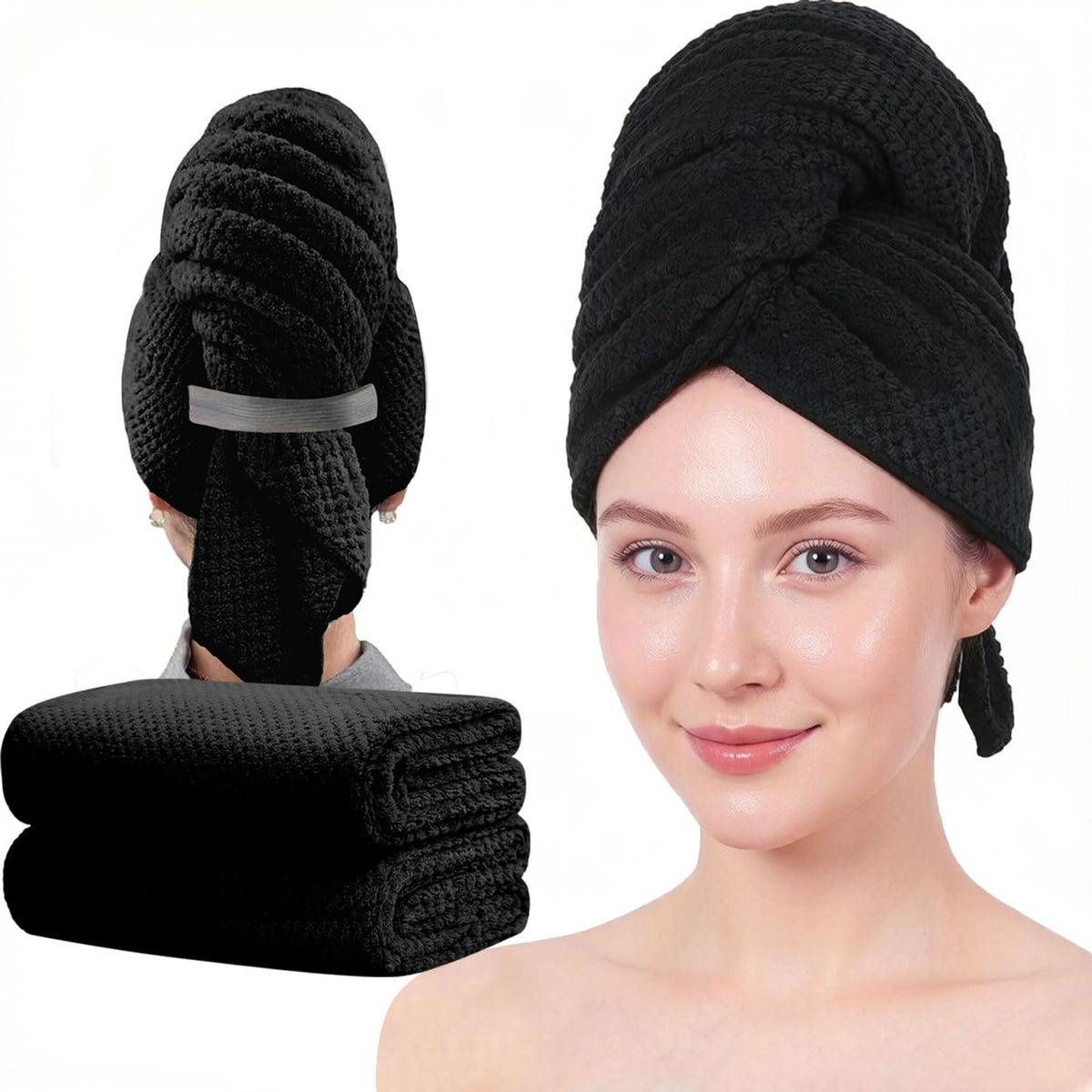 Wuwahold front packaging showing two folded towels and benefits