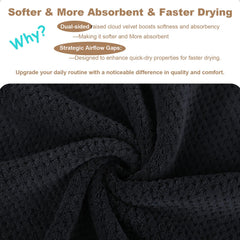 Wuwahold turban wrapped on wet hair reducing drying time