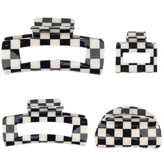 Wvapzwr checkered clip set front packaging shows four-piece selection and style benefit