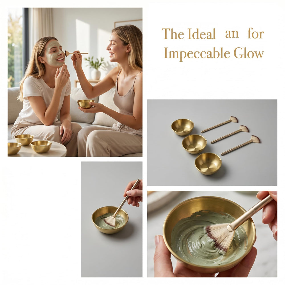 WYMRDOLS gold bowls finish detail highlighting easy-clean surface benefit