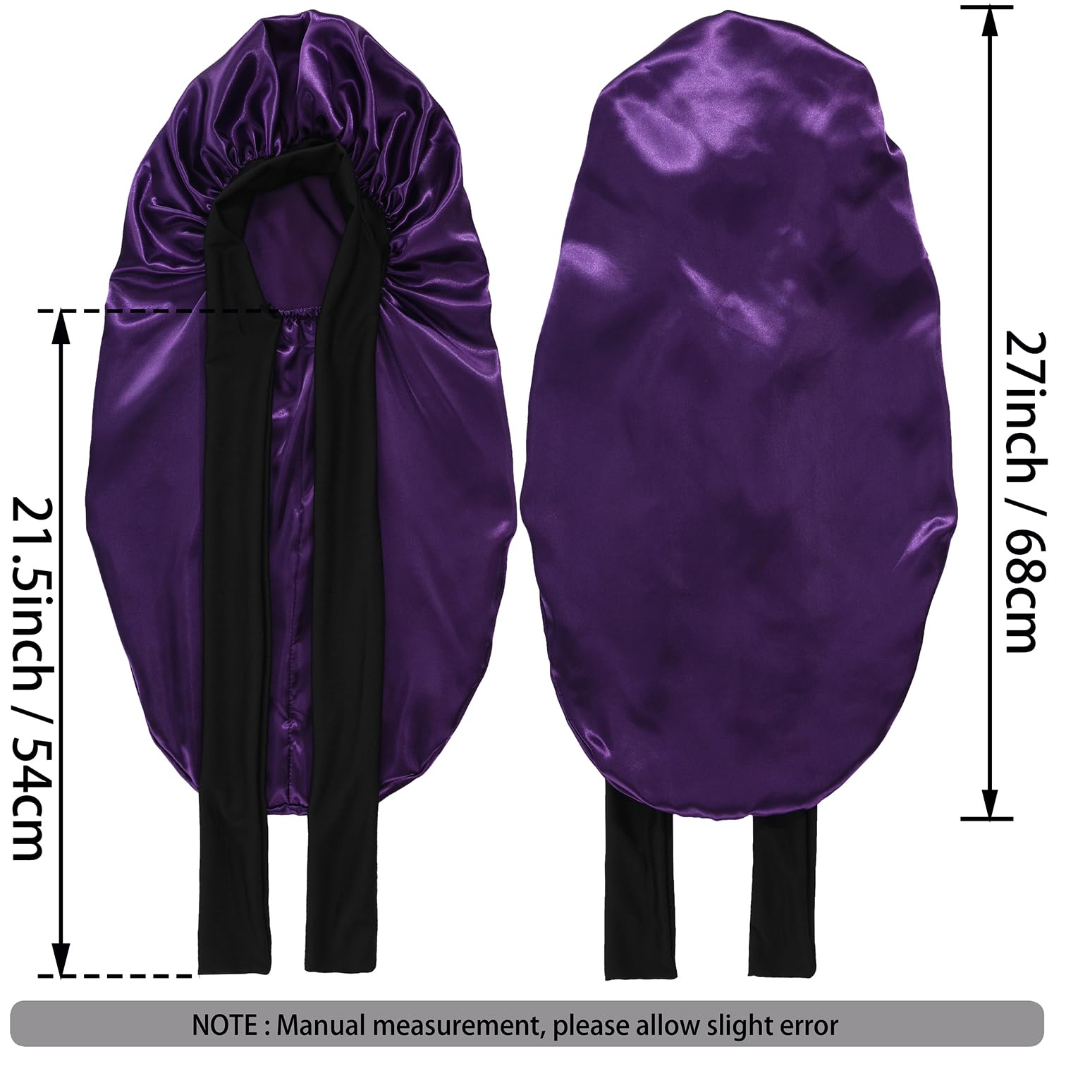 Wzl Wlg satin close-up showing smooth texture that reduces frizz