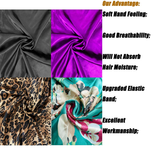 Wzl Wlg close-up of satin texture highlighting smooth fabric and hair protection