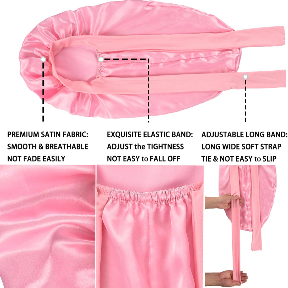 Wzl Wlg detail of tie band knot showing adjustable secure fit benefit