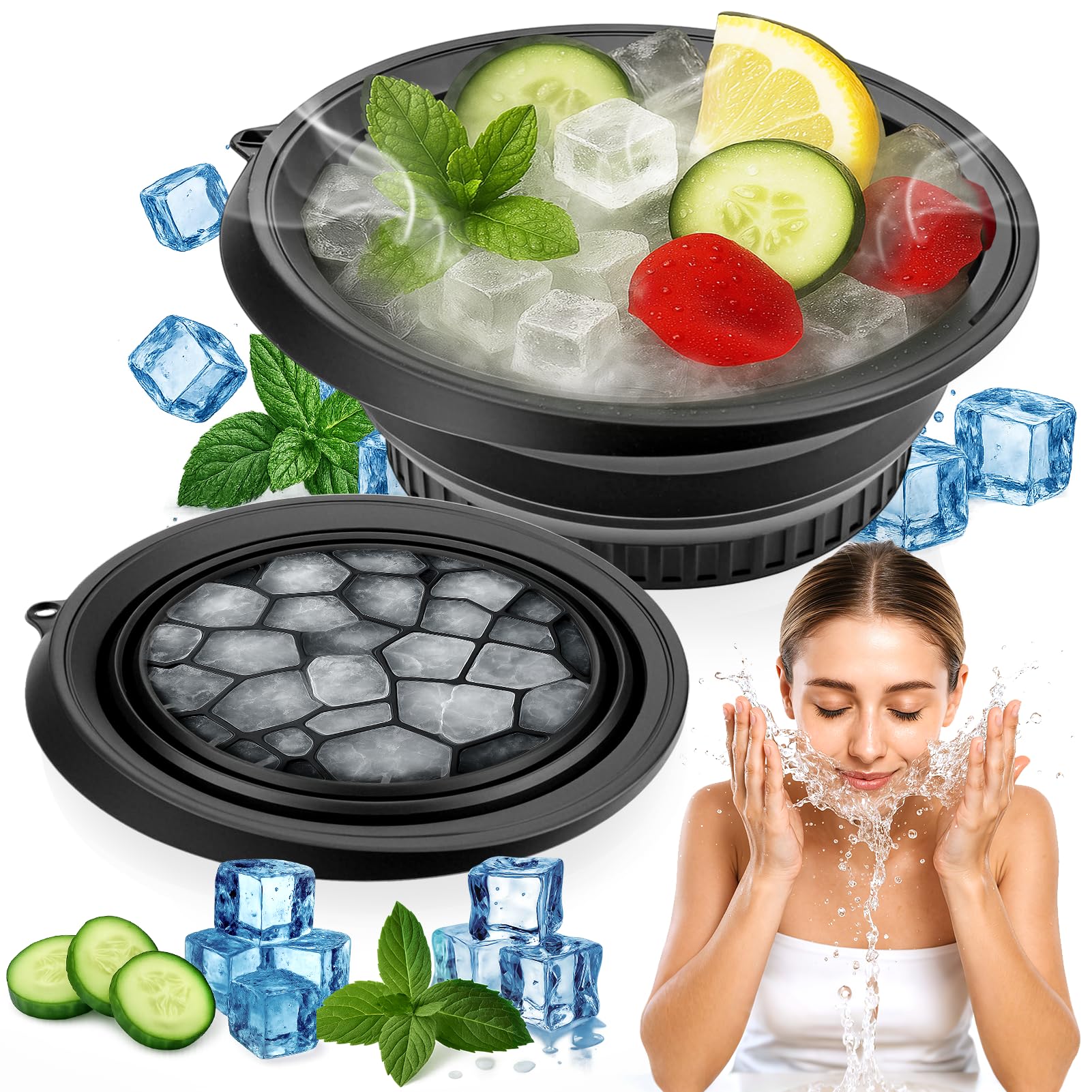 XANGNIER front view of bowl showing stable rim and ready-to-use design for quick cooling