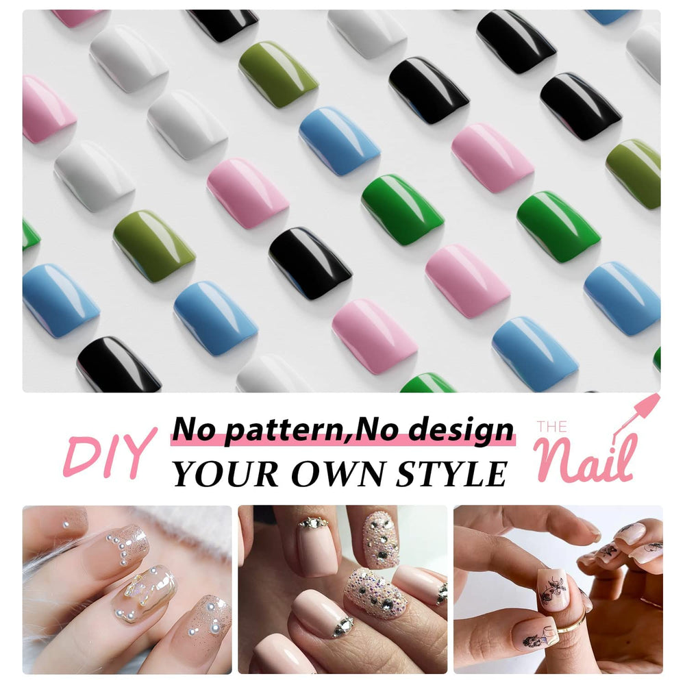 XCREANDO baby pink application with adhesive tabs for quick secure wear