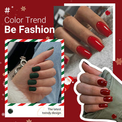 XCREANDO nail applied on finger demonstrating seamless finished look