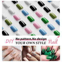 XCREANDO nails next to fingers for scale to pick the correct short square sizes