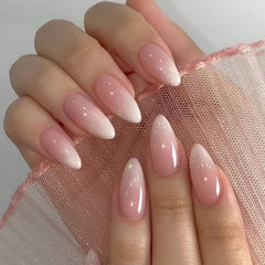 XCREANDO side profile of medium almond shape demonstrating comfortable length