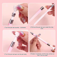 XEAOHESY lifestyle scene with nail art tools showing tidy workspace