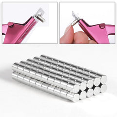 XEAOHESY magnets placed in an acrylic nail clipper demonstrating secure fit