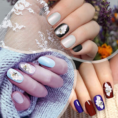 XEAOHESY applied on acrylic manicure demonstrating how charms elevate nail design benefit