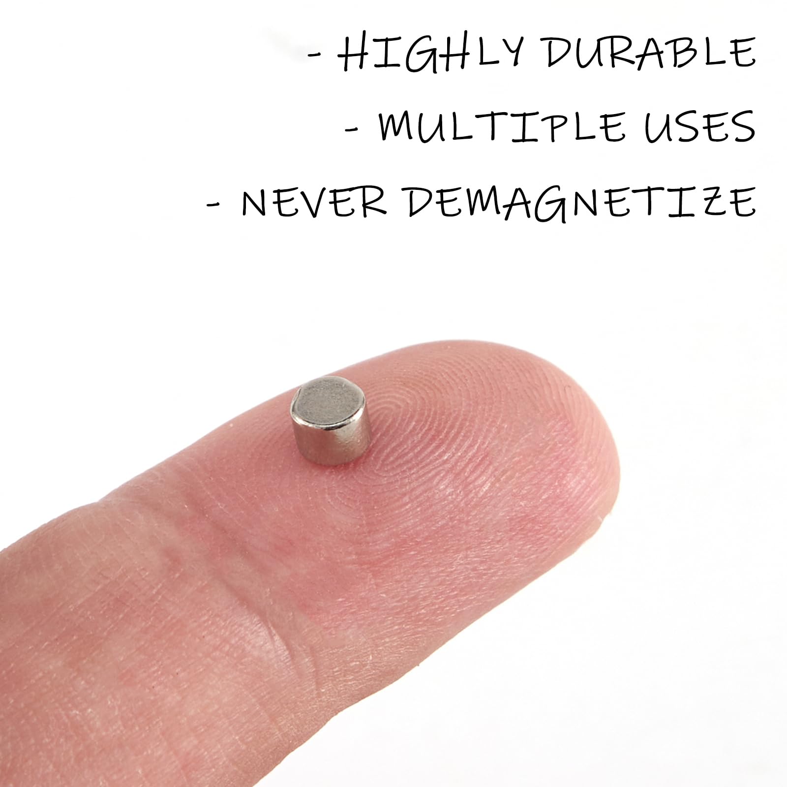 XEAOHESY magnet next to a coin for scale showing tiny size and power