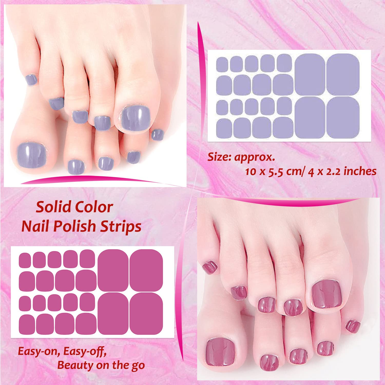 XEAOHESY toe application in hand demonstrating fast, no-dry pedicure