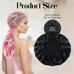 Xelsluthe close-up of inner net securing strands for tangle-free sleep
