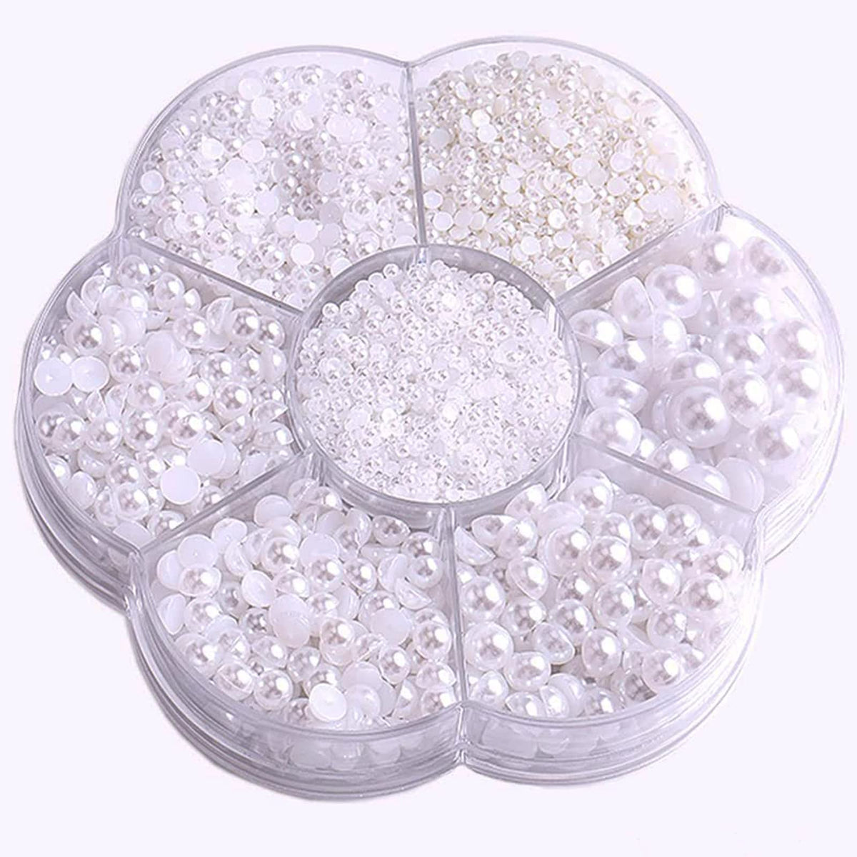 Xenophoer front packaging showing 5900-piece pearl assortment and storage box