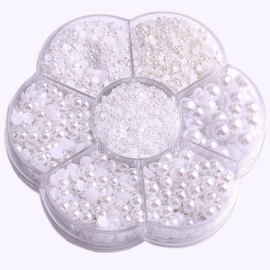 Xenophoer front packaging showing 5900-piece pearl assortment and storage box